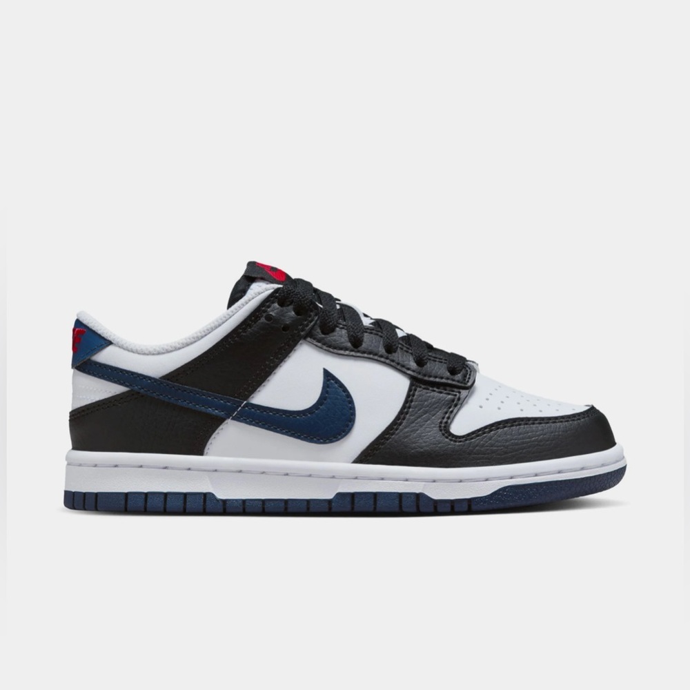 Nike Dunk Low GS 6.5Y Black White Midnight Navy HJ9202-001 New With Box